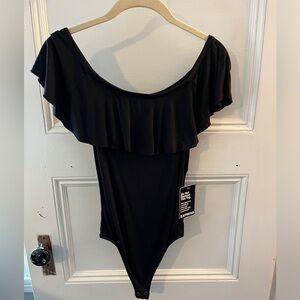 Express ruffle bodysuit